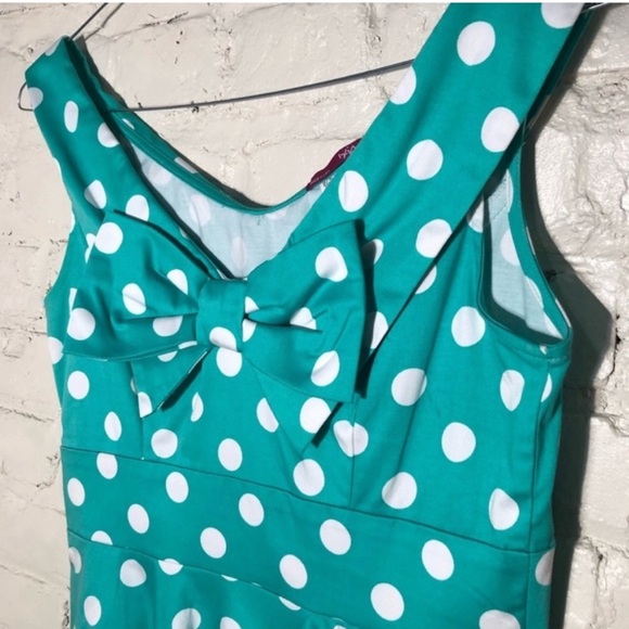 ModCloth - Polka Dot Dress - Size Large - Picture 2 of 7